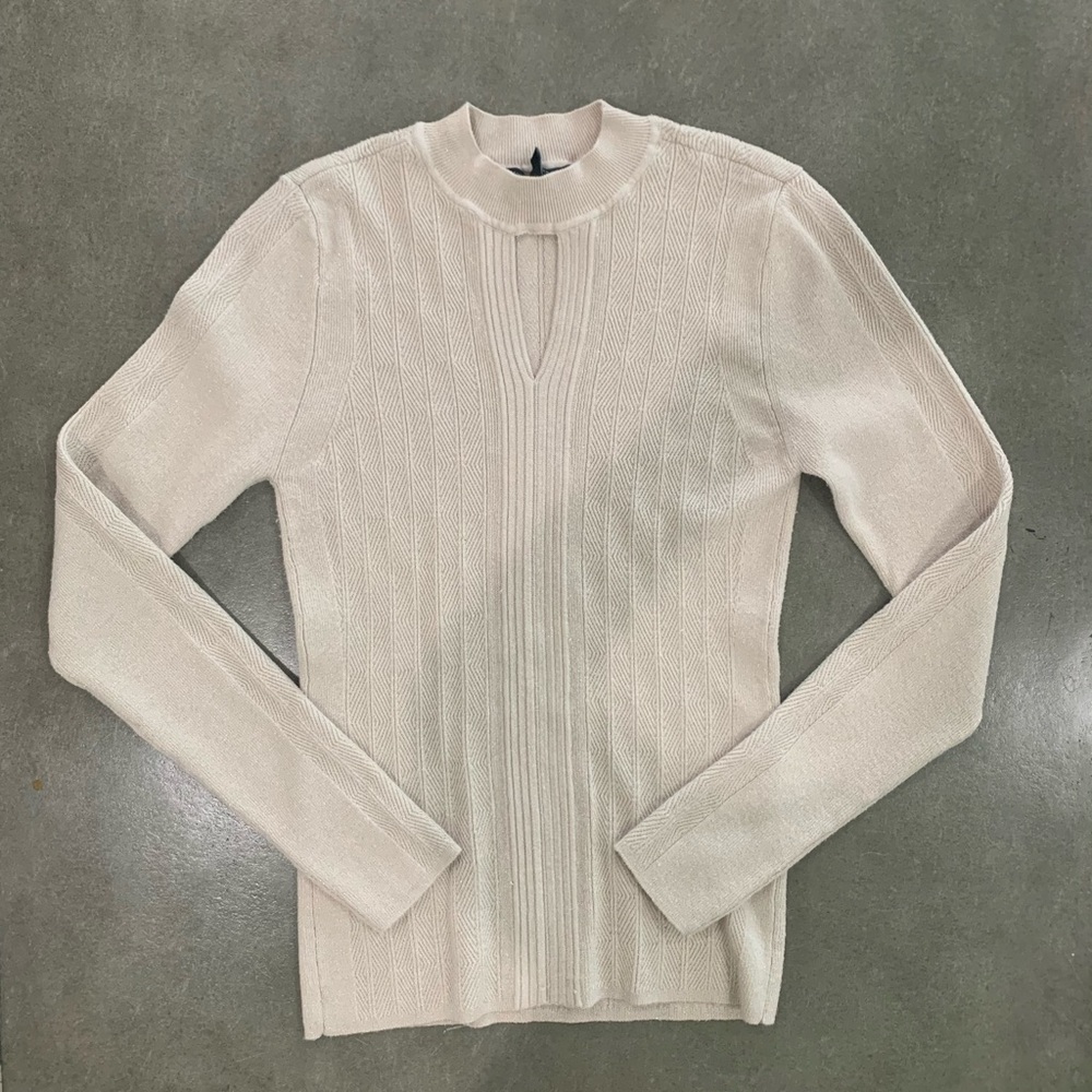 WHBM Blush Shimmer Sweater
